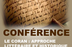 Conférence "Le Coran : Approche littéraire et historique"