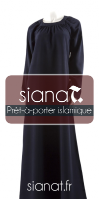 Vente Flash : Abaya INAYA à 29,90 euros au lieu de 37,90 euros. Offre vlable jusqu'à demain minuit, profitez-en! La abaya est disponible en bleu nuit, gris foncé et marron chocolat. http://www.sianat.fr