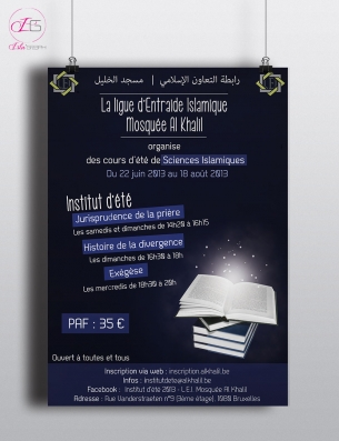 Affiche A3 pour la mosquée Al Khalil