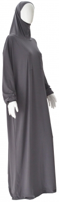 Robe de prière avec hijab intégré : pratique et ultra confortable.
http://sianat.fr/abaya/131-jilbab-priere.html