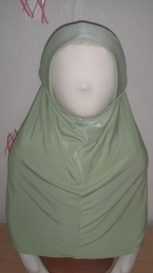 Hijab fillette lycra bonnet surpiqué. 5euros