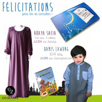 Excellent!Idées cadeaux pour vos enfants
http://www.oumzaza.fr/le-shopping-des-ethics-muslima-mon-premier-ramadan/