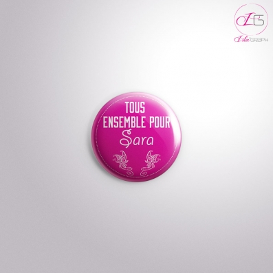 Badge : Tous ensemble pour Sara