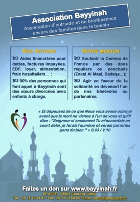 Notre flyer qui présente notre association..