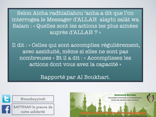 Rappel du jour ! Saha ftorkoum la Oumma